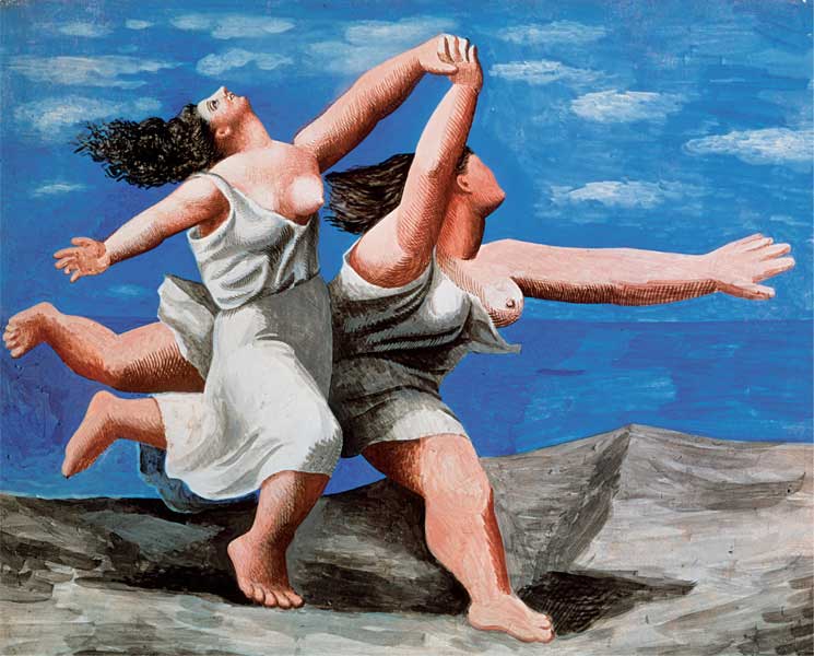 Pablo Picasso, Donne che corrono sulla spiaggia, 1922, olio su tela, cm 32x41, Parigi, Musée National Picasso