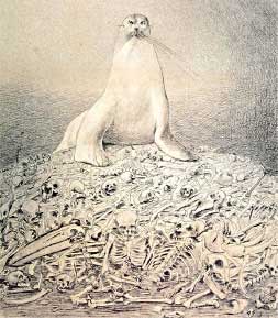 Alfred Kubin, La forza, 1900, incisione, cm 21x17, Salisburgo, Museum der Moderne, Rupertinum