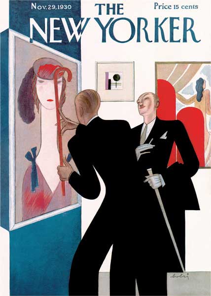 Victor Bobritsky, Copertina per “The New Yorker”, novembre 1930, litografia a colori, cm 36x23, Collezione privata