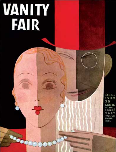 Eduardo Garcia Benito, Copertina per “Vanity Fair”, dicembre 1930, litografia a colori, cm 38x24, Collezione privata