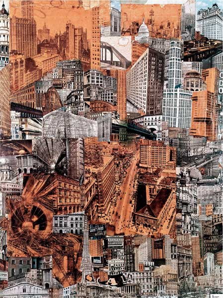 Paul Citroen, Metropolis, 1920, collage, cm 76,5x58,5, Collezione privata