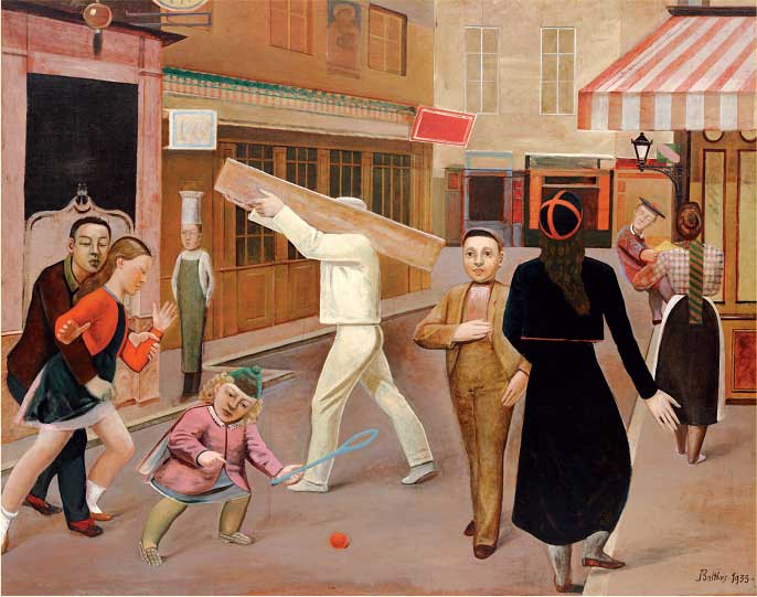 Balthus, La strada, 1933, olio su tela, cm 195x240, New York, The Museum of Modern Art