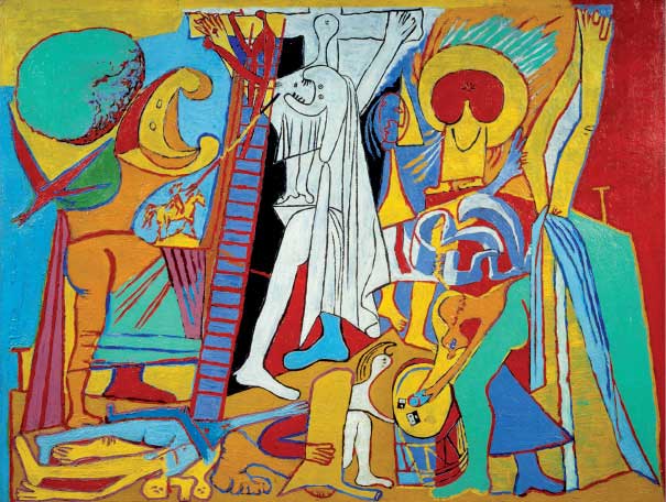 Pablo Picasso, Crocifissione, 1930, olio su tela, cm 50x65,5, Parigi, Musée National Picasso