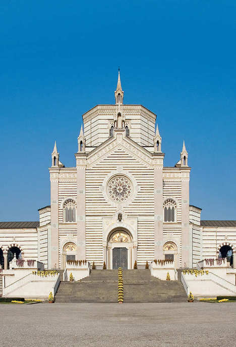 Carlo Maciachini, facciata del Cimitero Monumentale, Milano