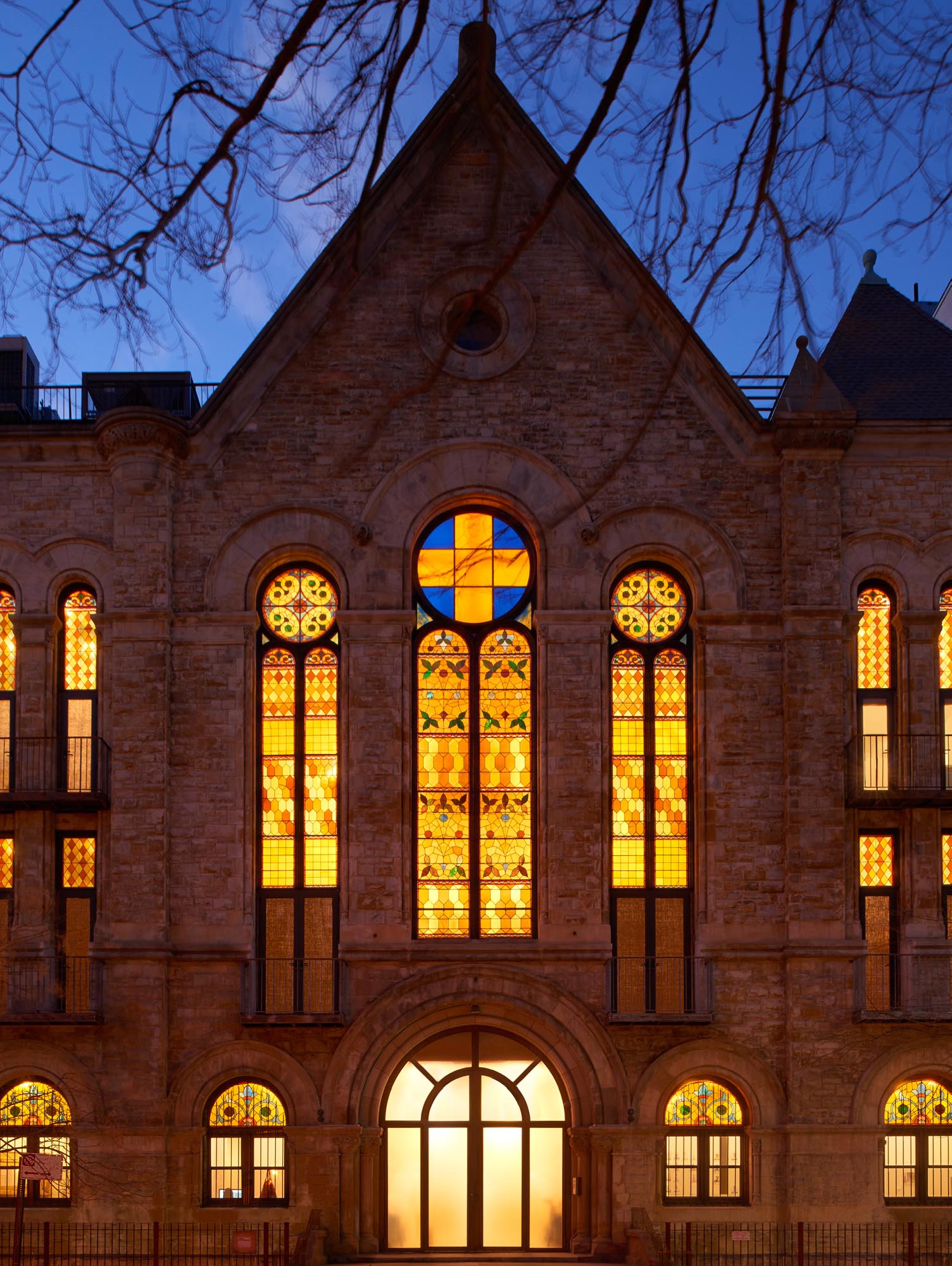 Photo of former Harlem Mount Moriah Baptist Church.