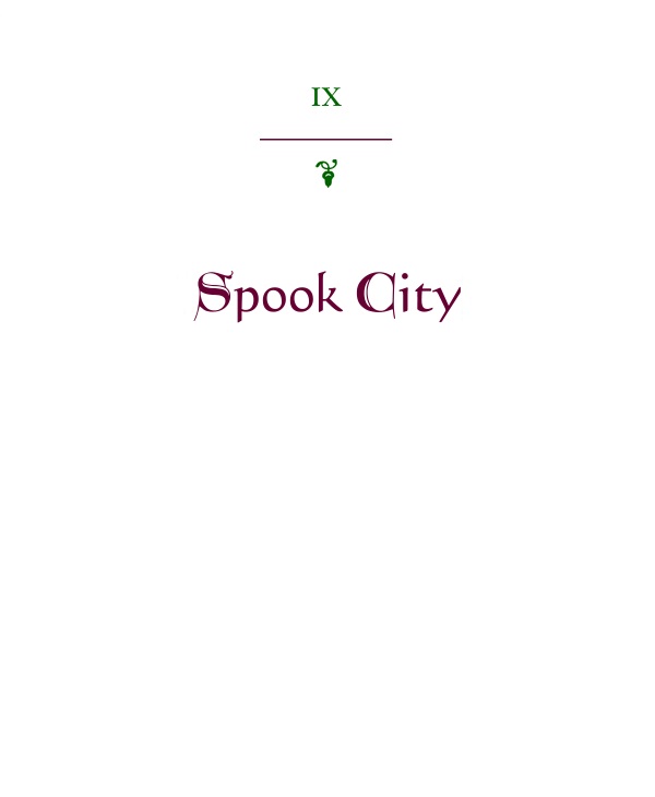 IX: Spook City