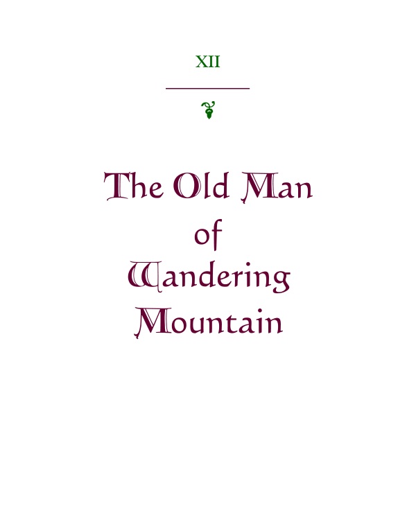 XII: The Old Man of Wandering Mountain