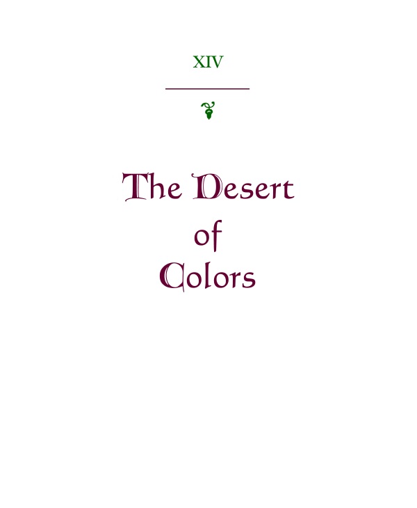 XIV: The Desert of Colors