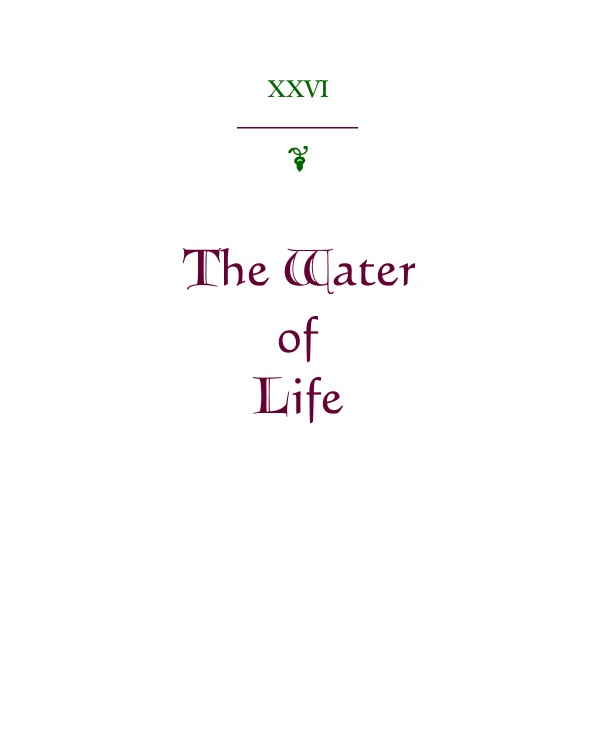 XXVI: The Water of Life