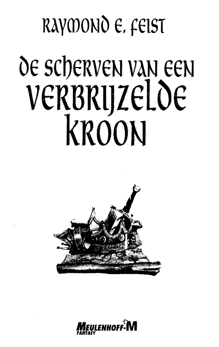 de scherven van een verbrijzelde kroon