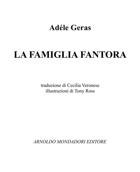 La famiglia Fantora