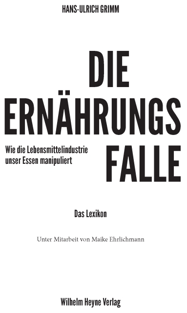 Die Ernaehrungsfalle