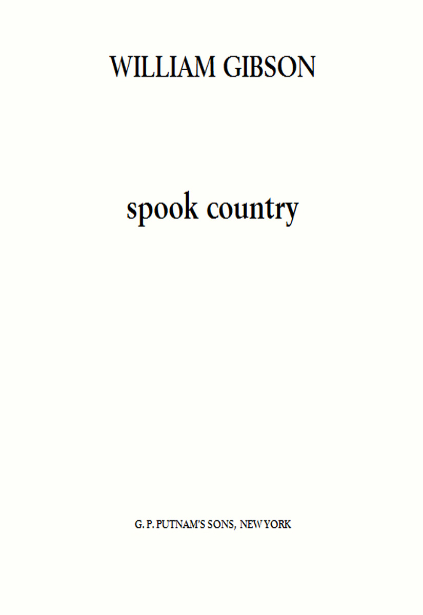 Spook Country