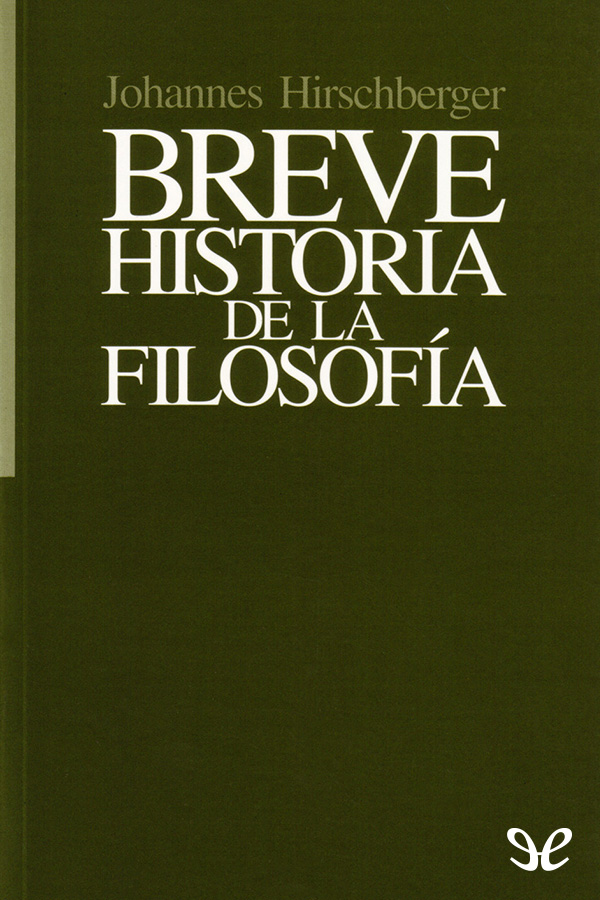 Breve historia de la filosofía