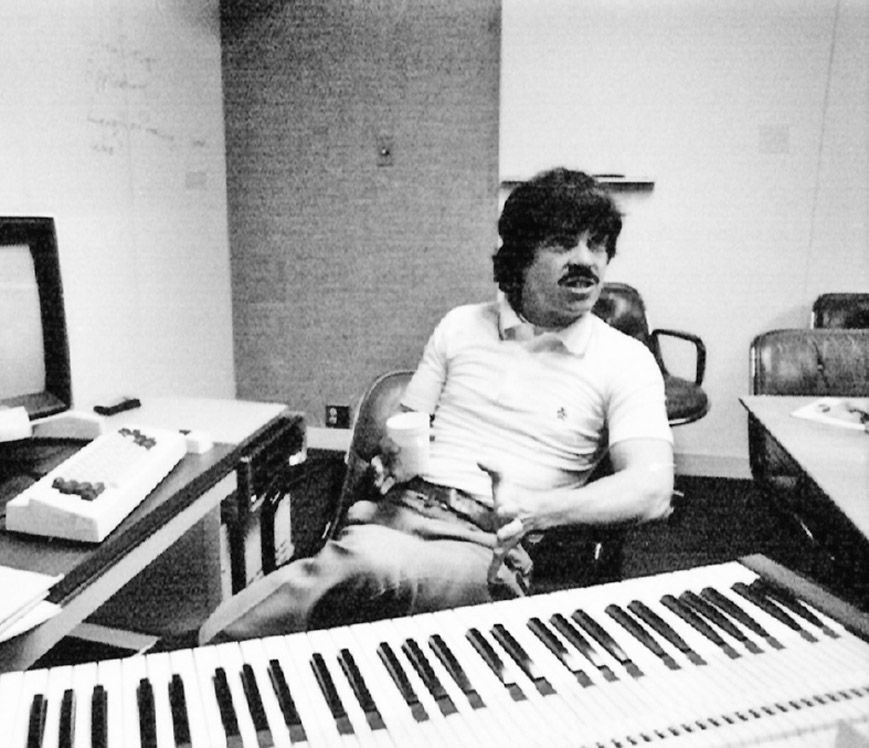 Alan Kay (né en 1940) au Xerox PARC en 1974.