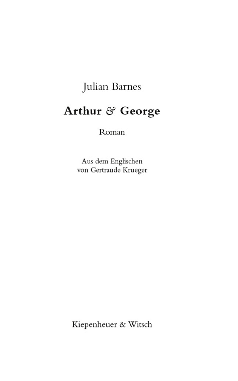 Arthur & George