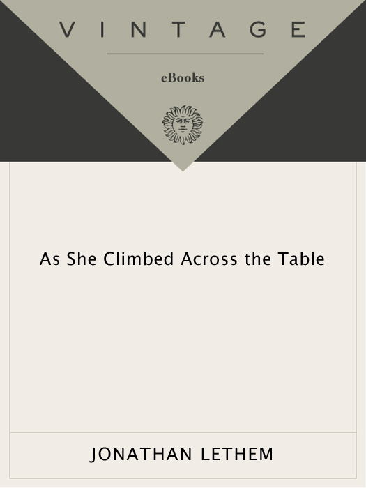 As She Climbed Across the Table