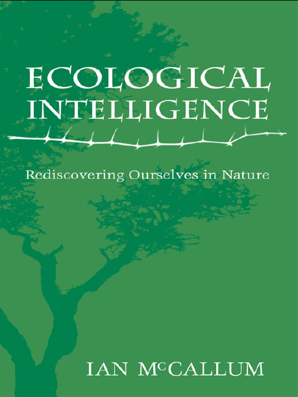 Ecological Intelligence