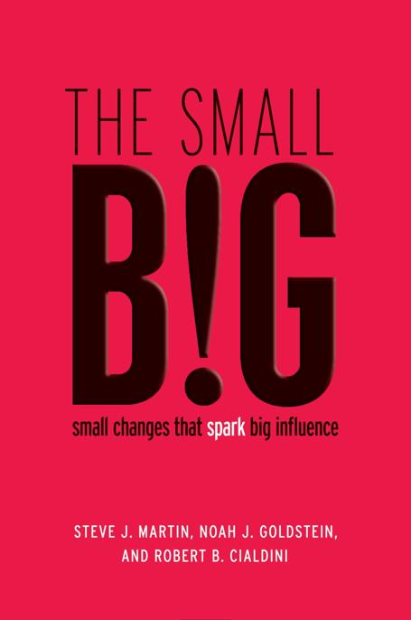 The small BIG: small changes that spark big influence