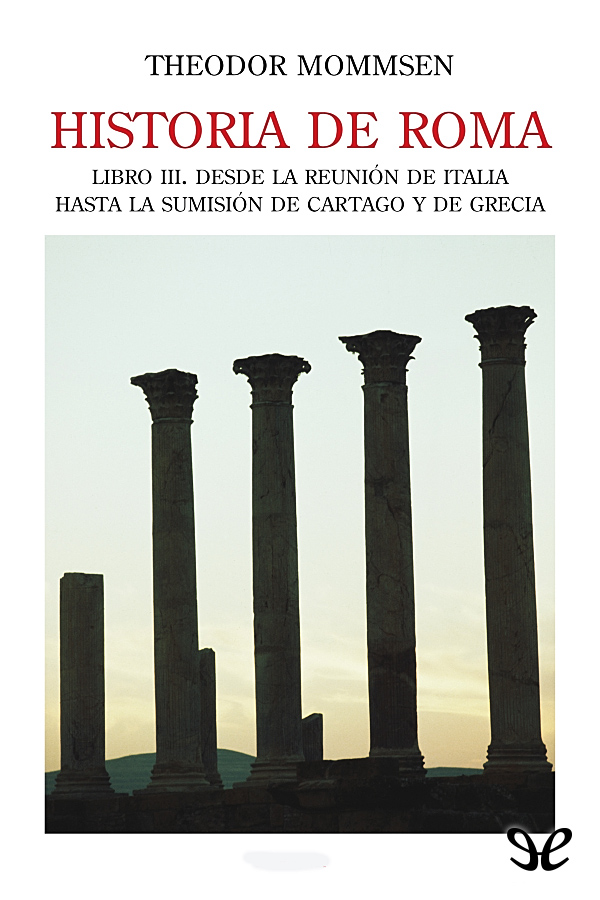 Historia de Roma. Libro III