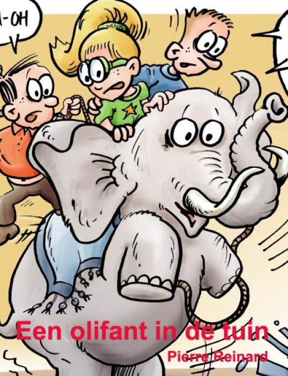 Een olifant in de tuin