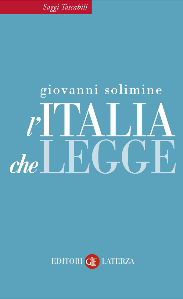 Copertina: Giovanni Solimine - L'Italia che legge