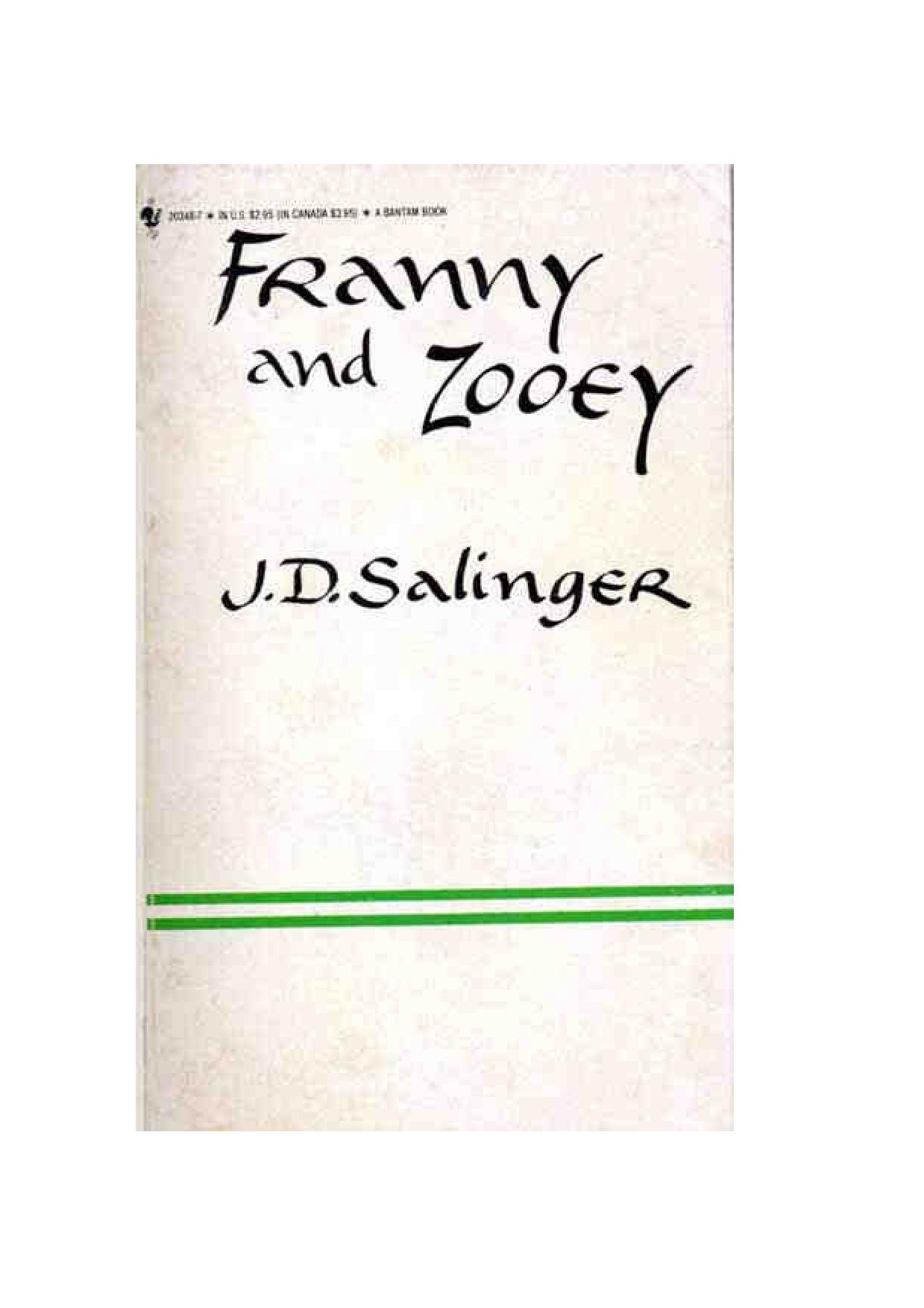 Franny and Zooey: a novel