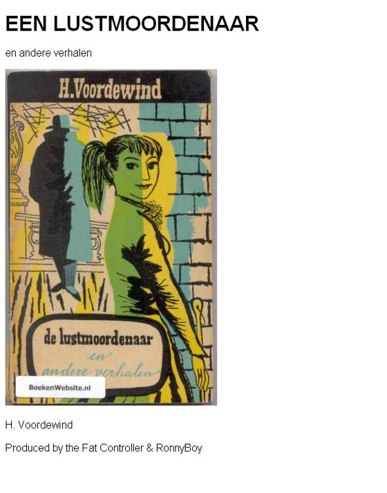 De Commissaris een lustmoordenaar